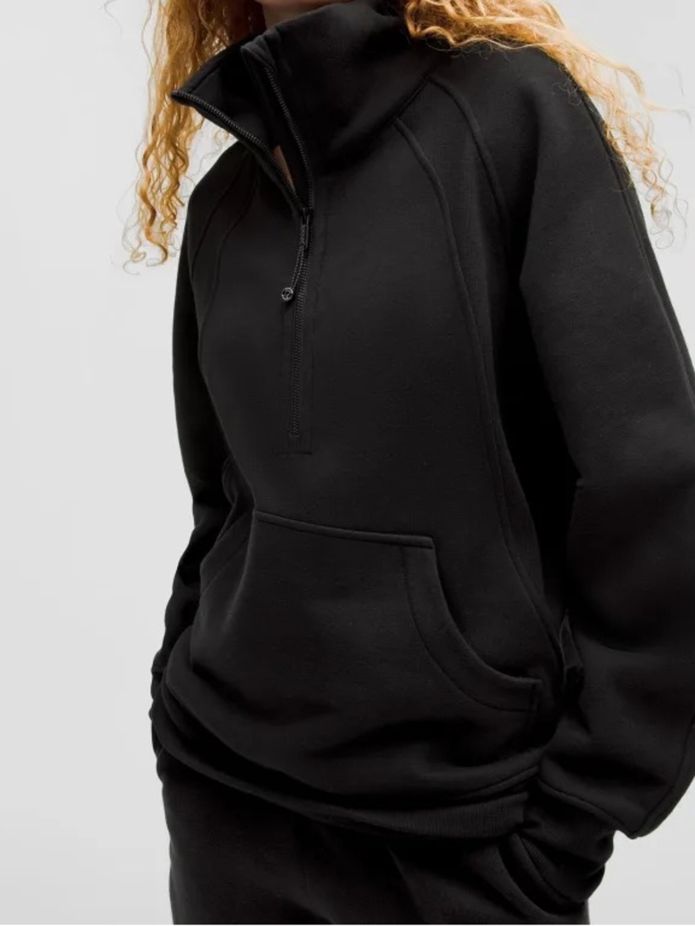 lululemon athletica Scuba Oversized Funnel-Neck Half Zip *Long Black